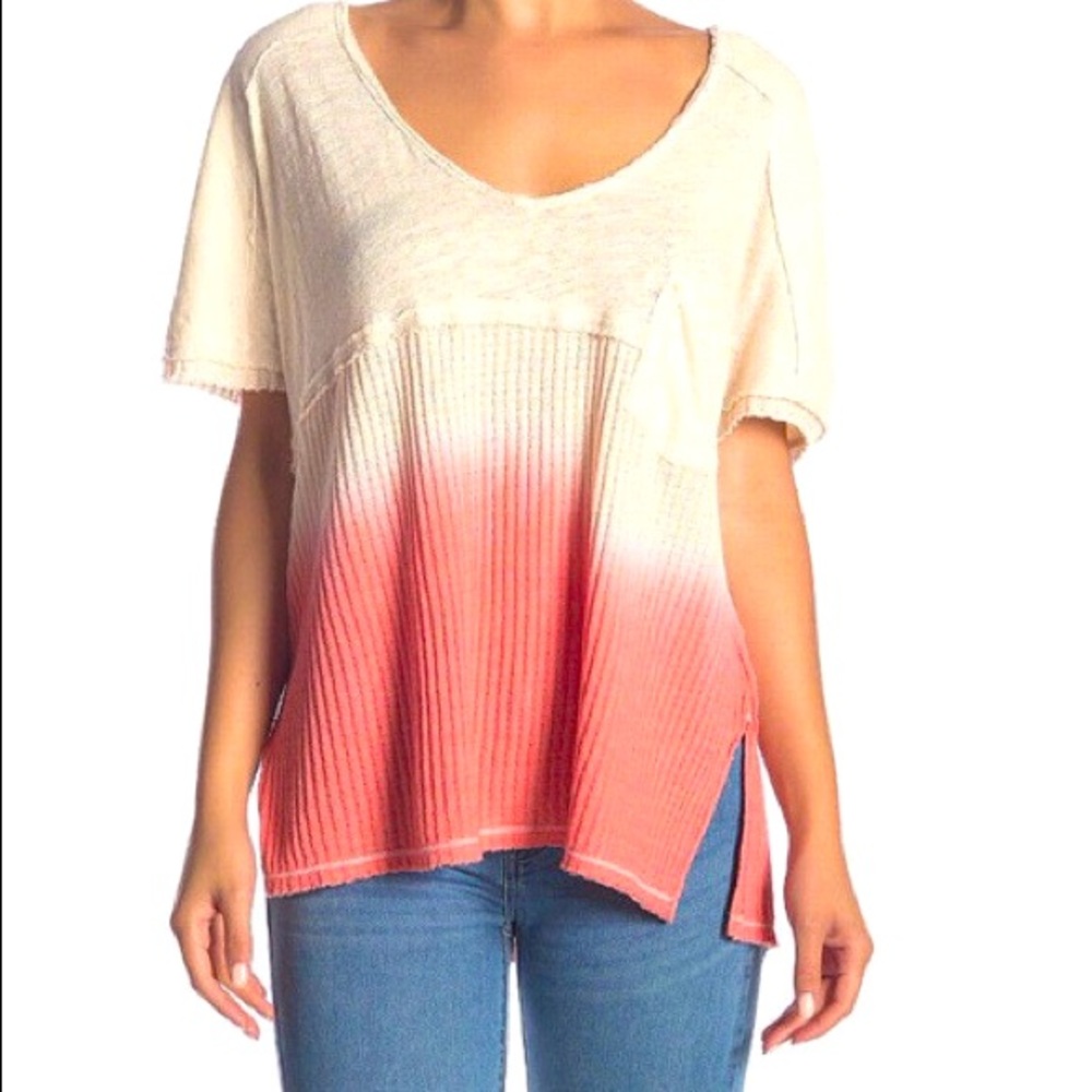 Free People oversized tie-dye shirt-Small